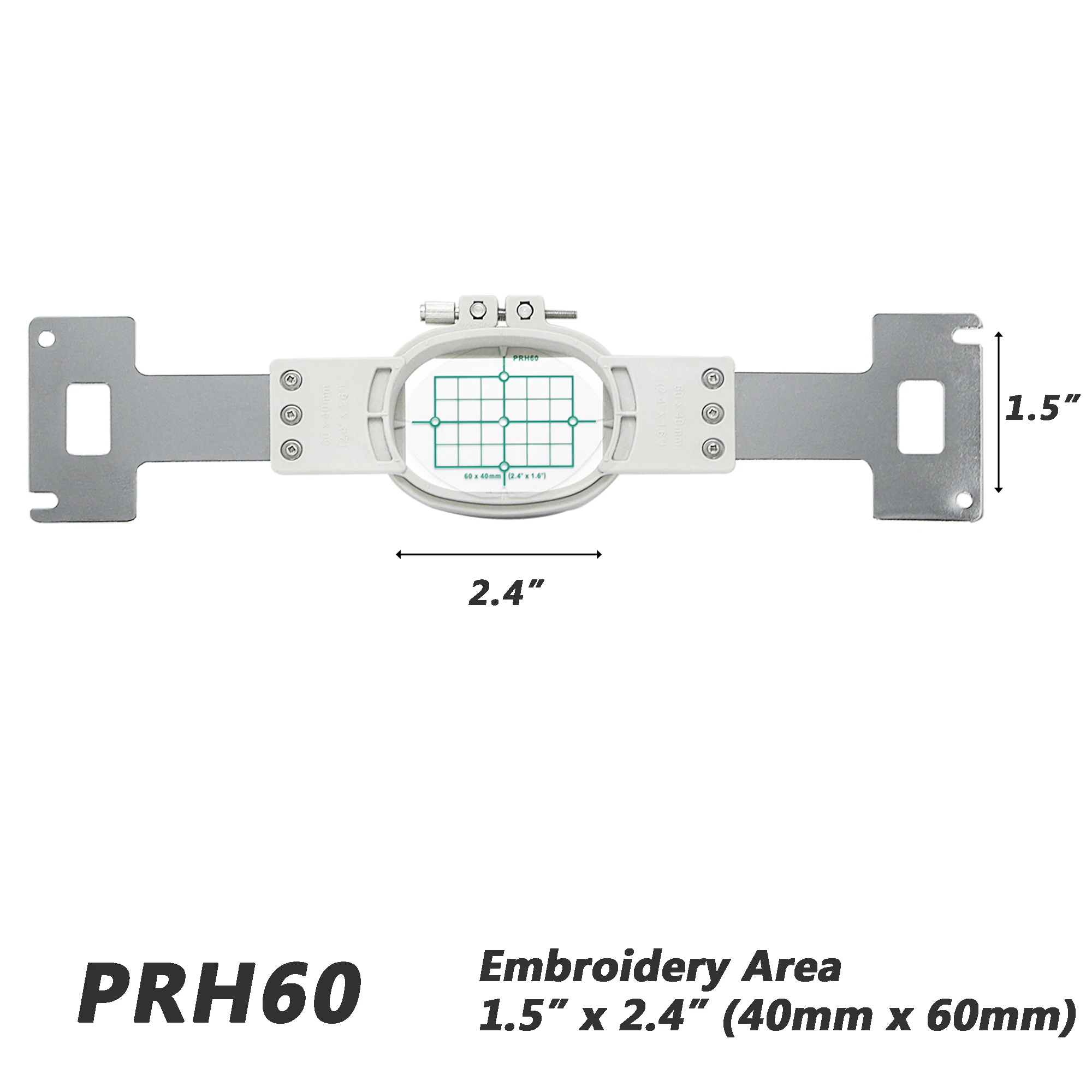 Sewtalent EPF60 Embroidery Hoop for Brother PR600 PR1000E PRS100 PR655 Babylock Alliance Sewing Machine Frame PRH60