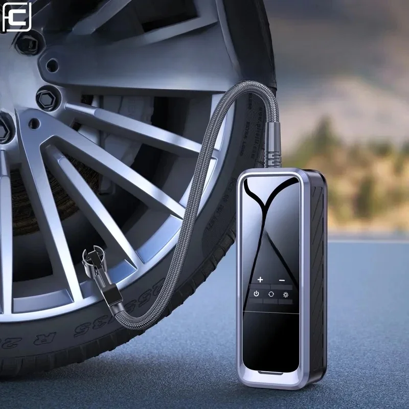 CAFELE 160PSI Portable Tire Inflator 85W Electronic Tire Air pump Wireless/Wired Car Tyre Inflator For Motocycle Bicycle 5000mAh