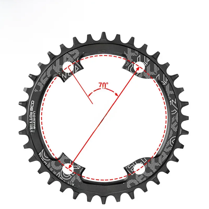 AliExpress Deckas 110BCD 4-Claw Chainring Road Bike Narrow Wide chainwheel forshimano R7000 R8000 R9100 R9000