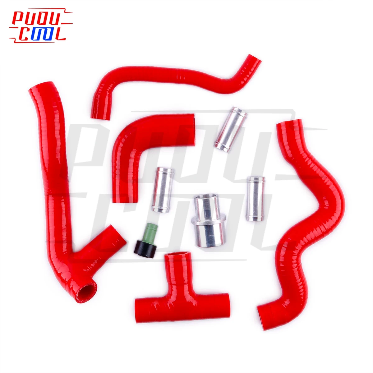 

FOR AUDI A3 1.8T AUQ AUM Jetta Golf MK4 Bora Crankcase Breather Silicone Hoses Kit Silicon Tubes Pipes 5Pcs 10 Colors