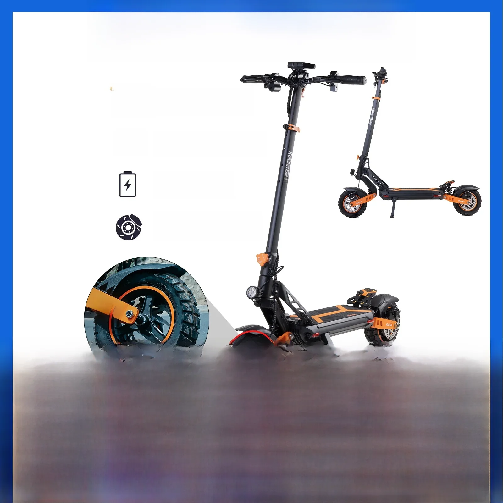 Kukirin g2max scooter elétrico dobrável escooter 80km de longa distância 20ah 55 kmh velocidade
