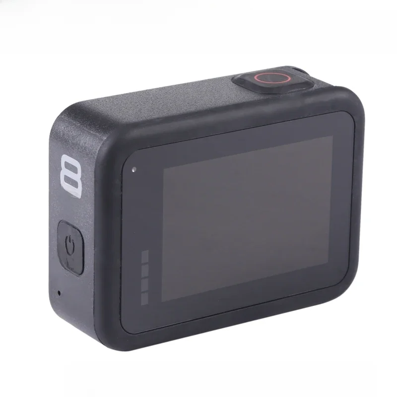 Tela LCD para GoPro Hero 8, câmera preta, montagem completa com moldura, alta qualidade