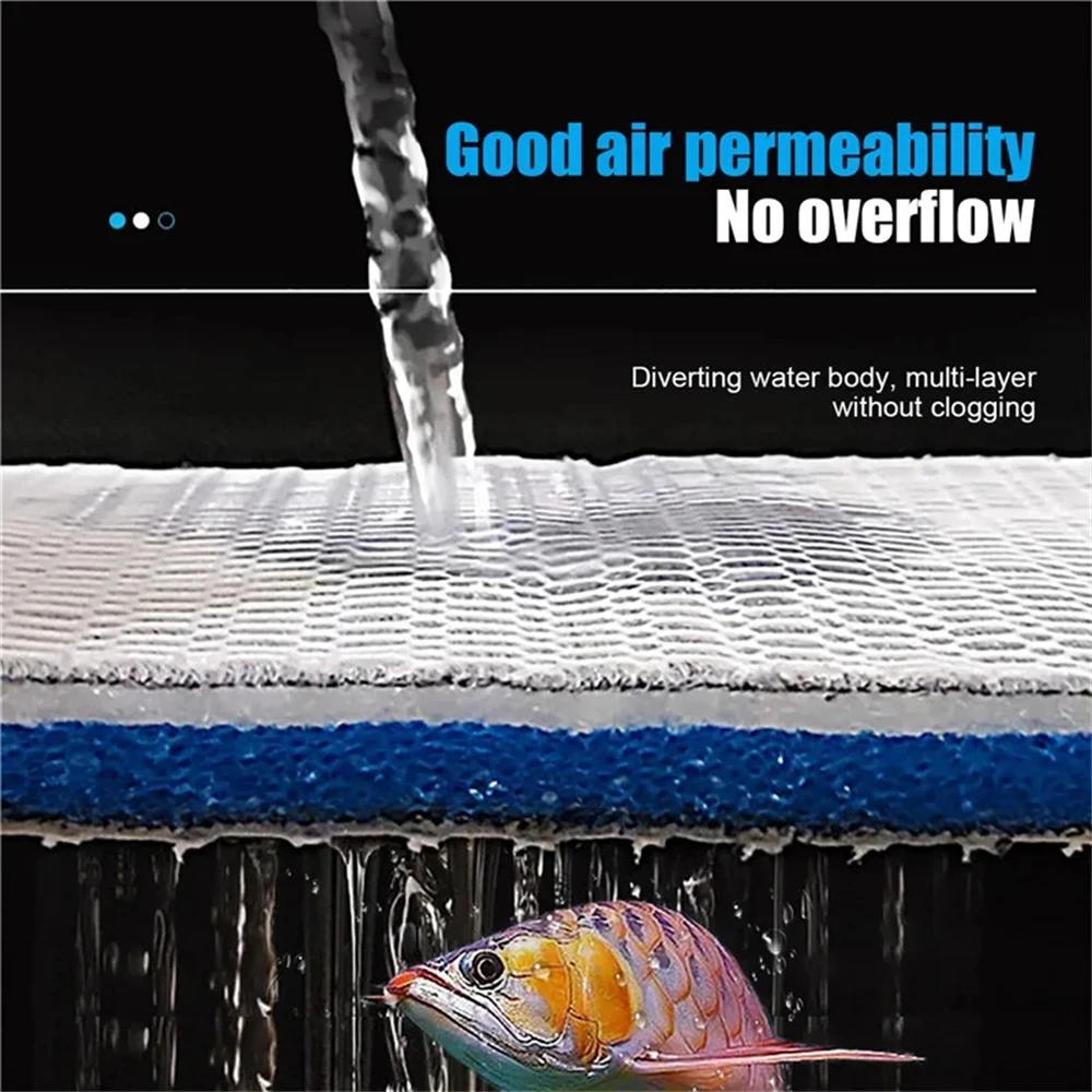 رغوة الإسفنج الحيوي مرشح الحوض وسائل الإعلام ، خزان الأسماك ومنصات تصفية بركة ، 8D #6