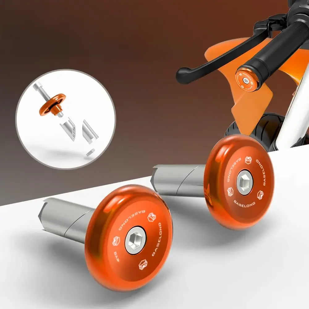 AliExpress JINMOCYCLE CNC Dirt Bike Road Handle Bar End Cap Anti Vibration Silder Plug For 65 85 125 200 250 300 350 400 450 500 530SX XC EXC EXCR/F/W