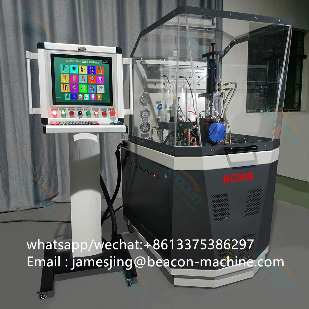 Multifunctional Machine Bc808 Implement All Coding Functions Diesel Fuel Injector Pump Flow Test Bench