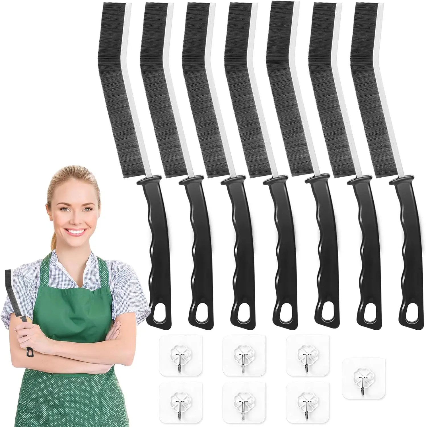 

Щетка для чистки щелей, Многофункциональная щетка для чистки, Щетка для щелей в ванной комнате, Щетка для желоба, Щетки для чистки с жесткой щетиной для дома