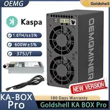 NOVA GOLDSHELL KA BOX PRO MINER 1.6TH/s 600W KAS Kaspa