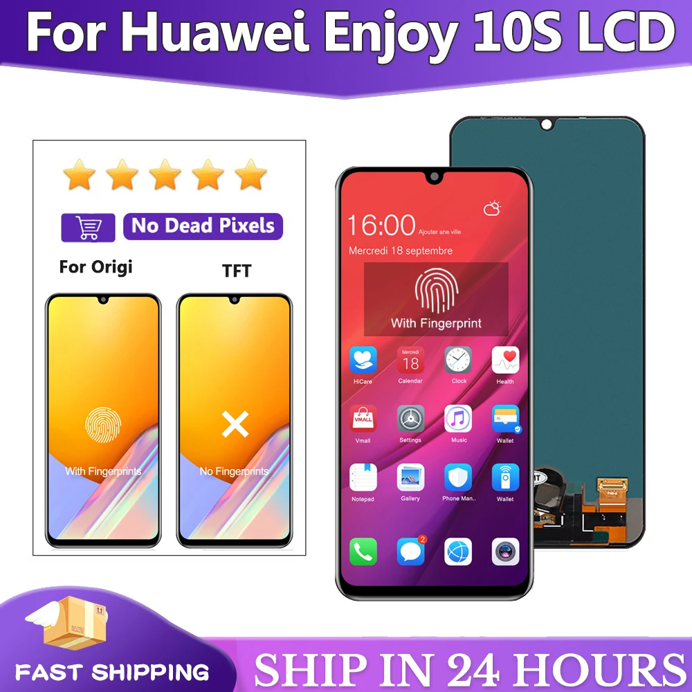 enjoy 10s Screen For Huawei Y8p 2020 AQM-LX1 / P Smart S LCD Display Touch Screen for Huawei Enjoy 10s AQM-AL00 LCD Display