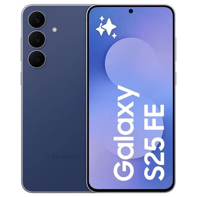 Teléfono móvil Samsung Galaxy S25 FE, pantalla FHD+ de 6,7 pulgadas con 120Hz, cámara de 50MP, batería de 4900mAh, diseño de aluminio reforzado, teléfono móvil 5G.