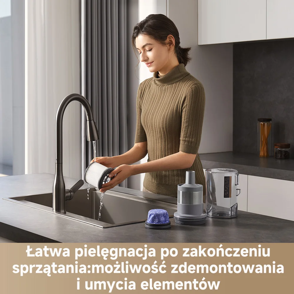 مكنسة كهربائية عمودية لاسلكية Dreame R20 Ultra Aquacycle