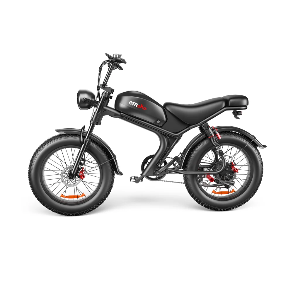 

EMOKO C93 Retro Electric Bike, 1000W Motor, 20 Inch, 48V 20Ah Battery, Long Distance Mountain Bike, Dirt Bike