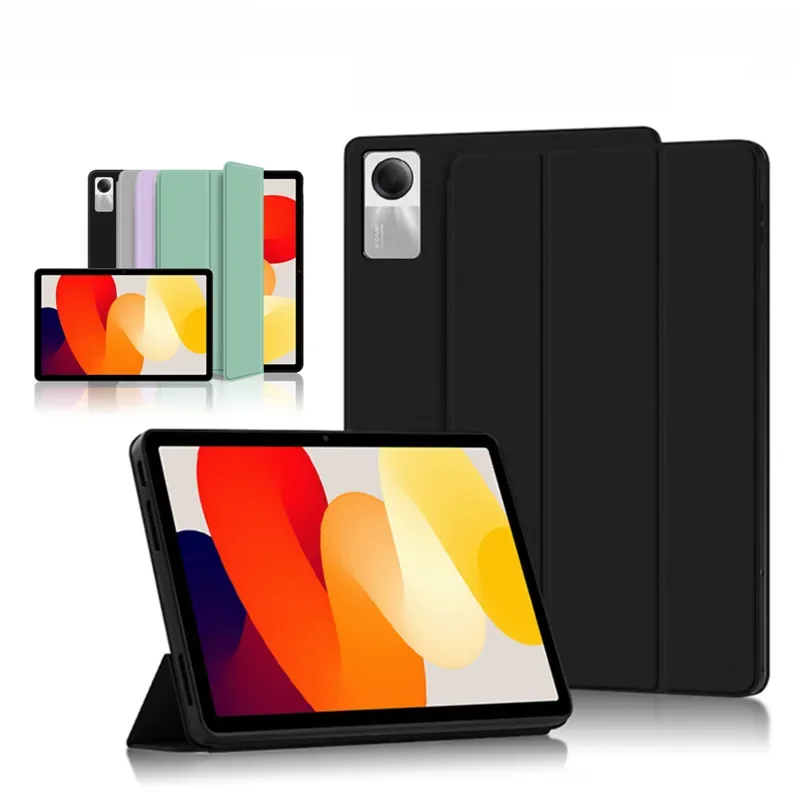 HUWEI-Tri-Folding Flip Stand Case para Xiaomi Redmi Pad, Tablet Auto Sleep Cover, 11 ", 2023