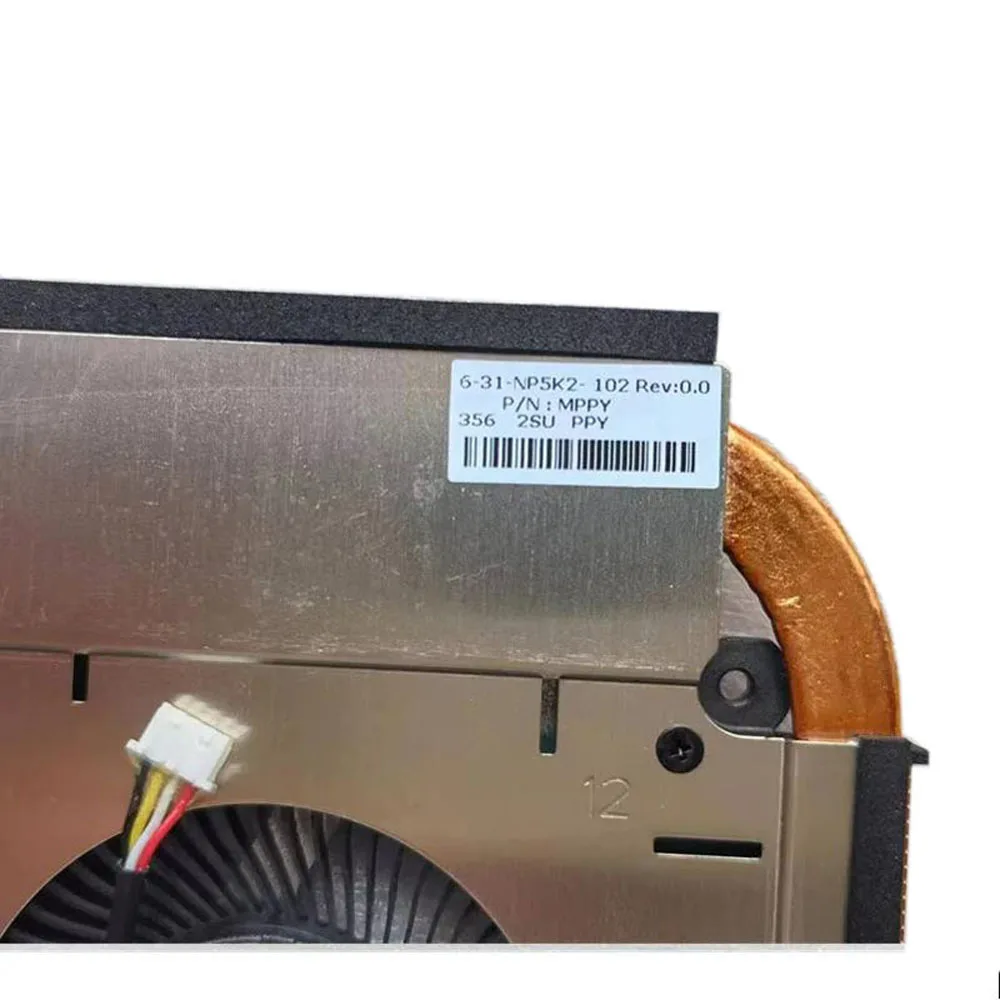

Laptop CPU GPU FAN&Heatsink For Gigabyte G5 (2023) G5 KF KF5 G5 MF MF5 6-31-NP5K2-102 DFS5K22305283Q-FPP6 4PIN For CLEVO NP50