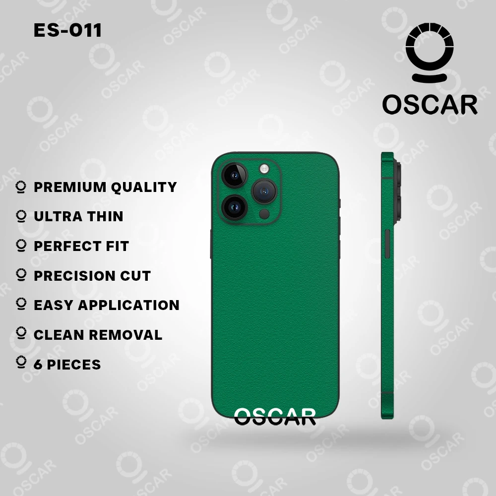 Veronese Green Full Skin Wrap for iPhone 15 Series to iPhone X Series - High Quality and Stylish