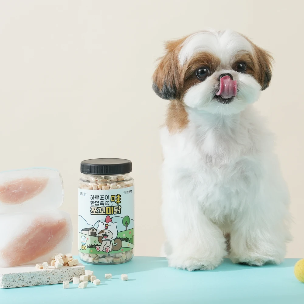 Pet thinking large capacity puppy freeze dried snacks about 1700 Roe chicken breast chicken buper set low calorie diet praise training reward nozwork snacks