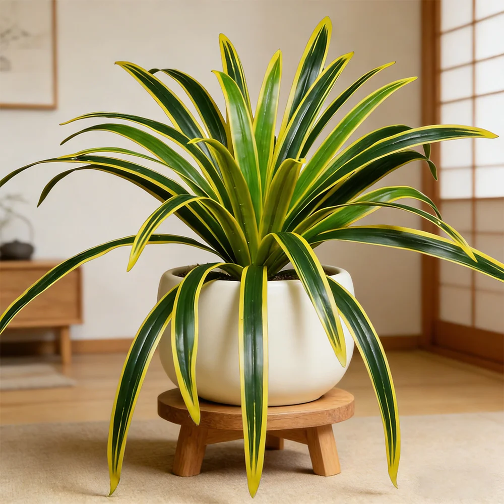 60 cm künstliche Orchideen- und Chlorophytum-Pflanzen, Kunstpflanzen mit fallenden Blättern, künstliche Spinnenpflanzen für die Dekoration von Zuhause und Geschäften – Detail 3