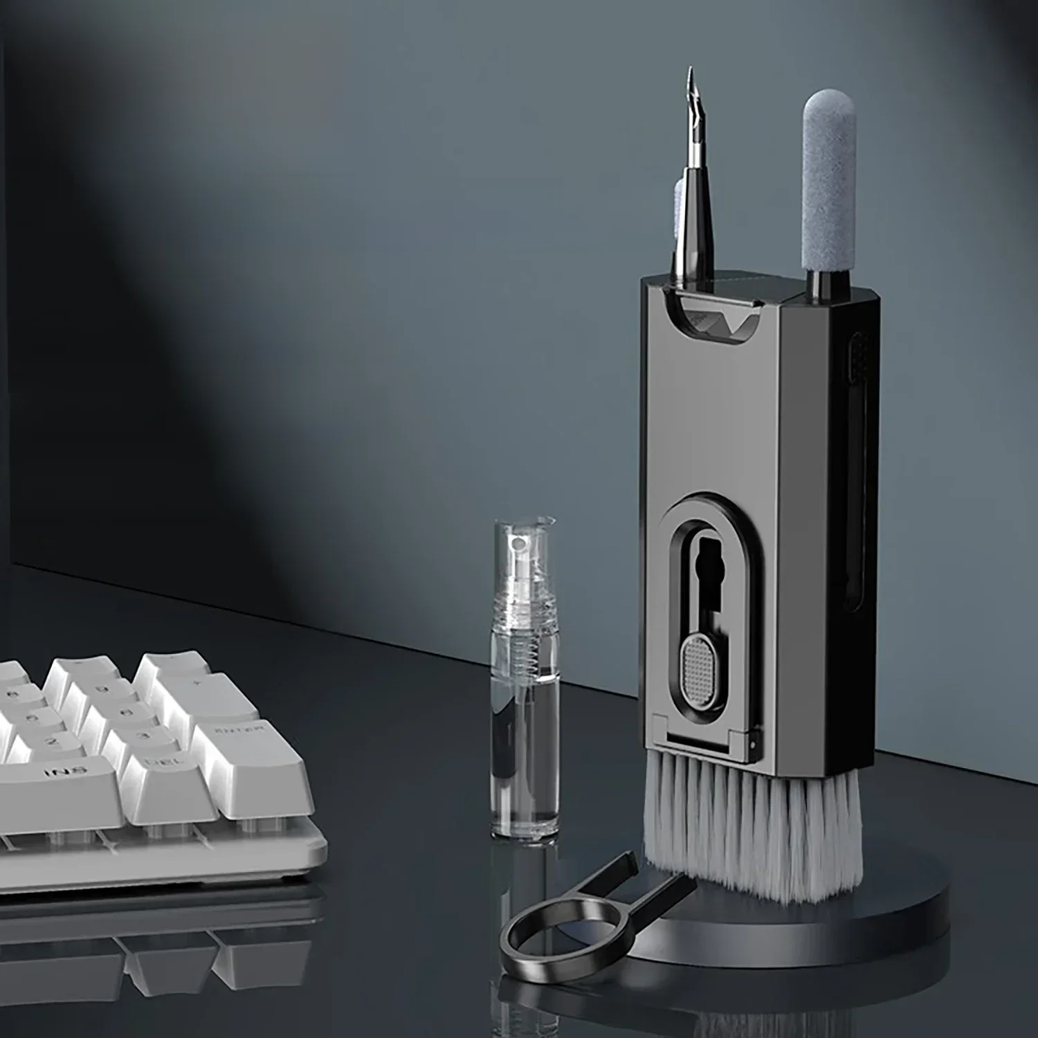 8-in-1-Elektronik-Reinigungsset, Bildschirmreiniger, multifunktionale Reinigungsbürste für