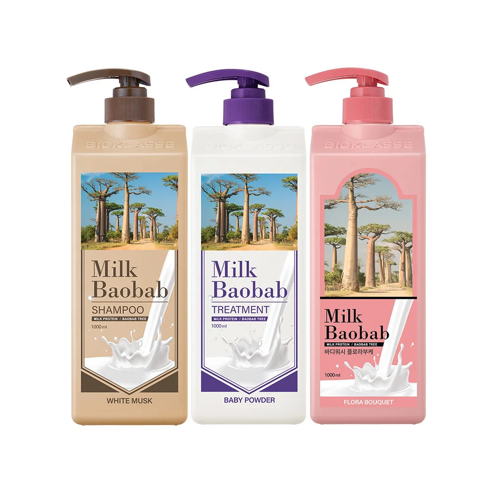 [Milch baobab] Original Shampoo + Behandlung + Körper wäsche 8 Typen 1