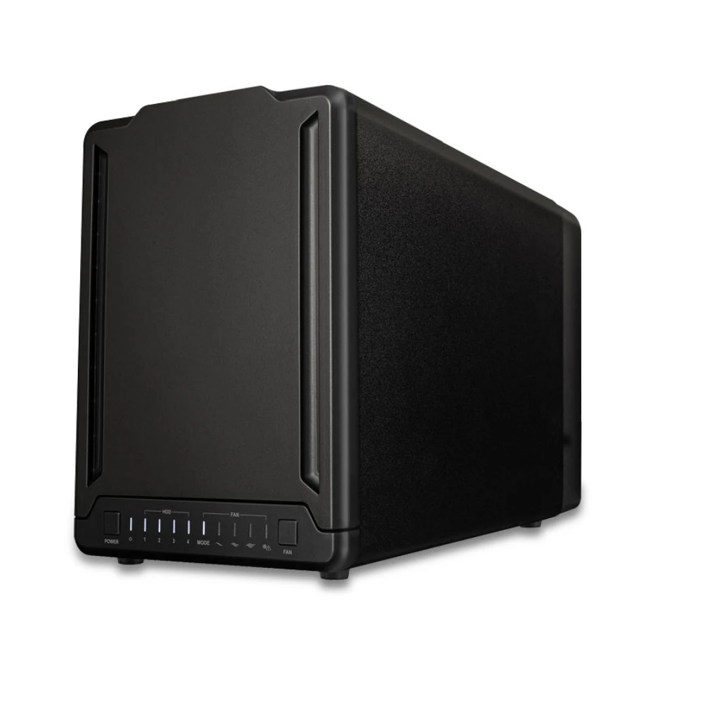 WIZPLAT hdx400u 4 Bucht 3,5 Zoll große Kapazität externer Speicher das usb 3,2 gen2 Aluminium Luftstrom geräuscharmer Lüfter einfach