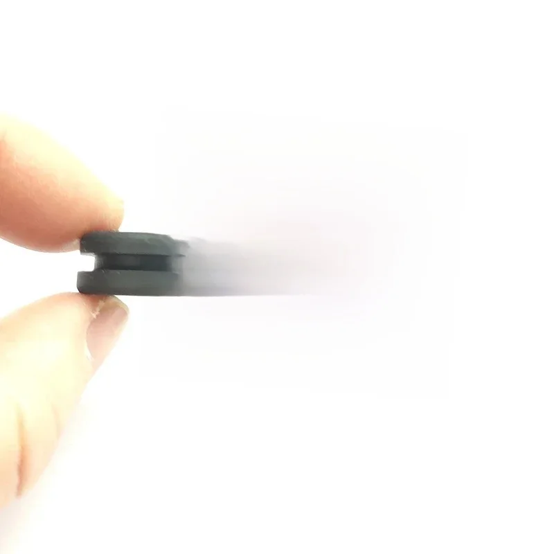 Bobine d'œillets en caoutchouc noir, bague de Protection Double face, manchon de trou d'isolation, bague d'étanchéité, Protection de l'environnement sortant