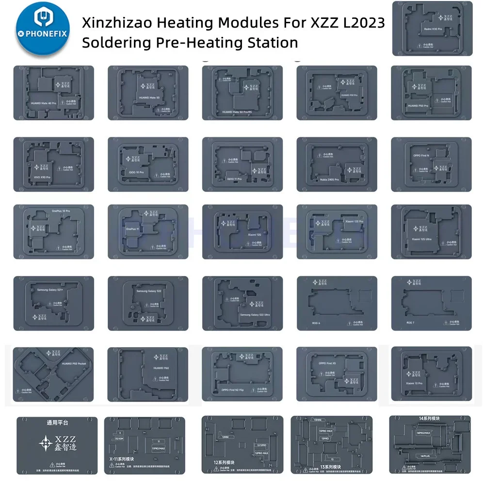 XXZ L2023 Intelligent Verwarming Platform voor iPhone X-16PM Android Moederbord IC PCB Stencil Telefoon Reparatie Desoldeerstation