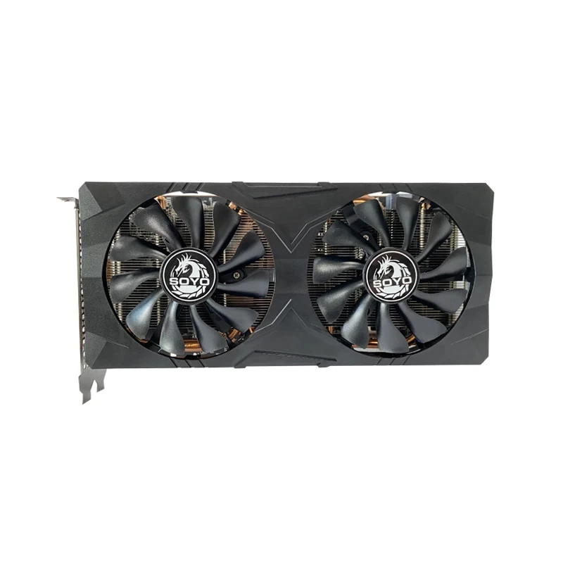 Usado soyo amd rx5700xt 8gb placa gráfica jogos gddr6 256bit pci express 4.0 × 16 radeon gpu computador placa de vídeo