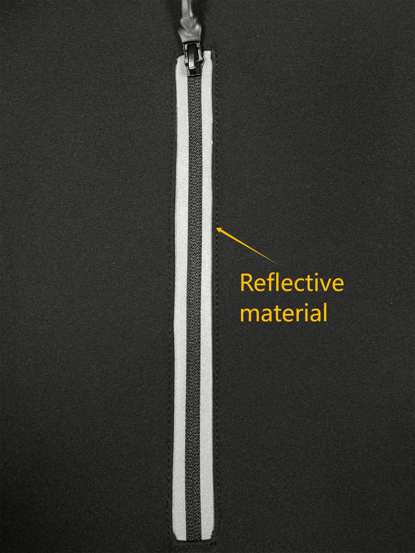 سترة بغطاء للرأس للرجال، مقاومة للماء، سحاب عاكس، رياضي، خارجي، تخييم، متعدد المواسم، يمكن إرسالها إلى صديقك #5