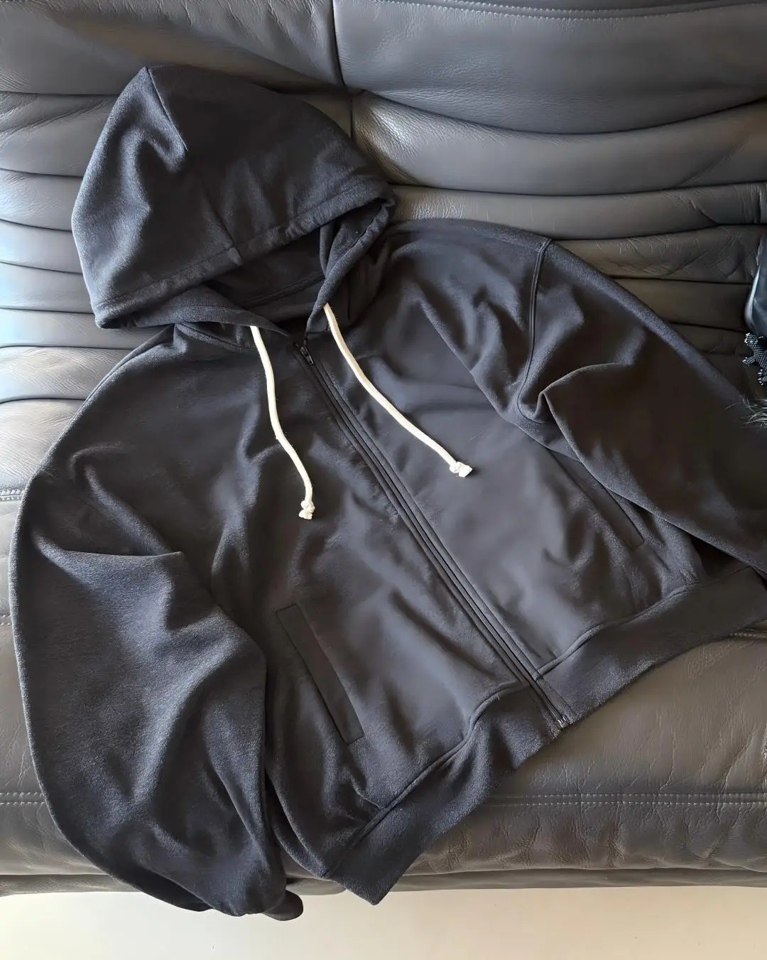 

Women's French Terry Hoodie & Jogger Set Matching Casual Charcoal Grey Pullover Sweatsuit Heavyweight Tracksuit