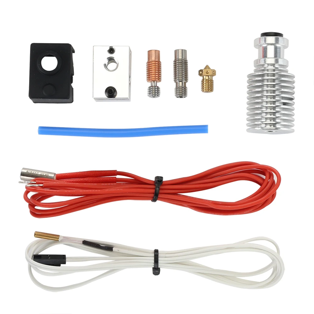 

Toaiot 3D Printer Parts Hotend Extruder Extrusion Head Kit 1.75mm Metal Hotend with CNC Heating Block for MK3 MK3S MK3S+ V6