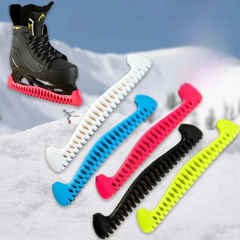 XL – couvercle de lame de patin à glace, protecteur de patins à glace, bord de patinage artistique, accessoires de patinage sur glace réglables, 1 paire