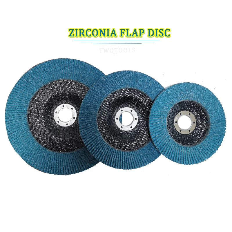 Imagem -04 - Disco Abrasivo Zircônia Flap Discos Rebolos para Moedor de Ângulo 125 mm 150 mm 180 mm Grit 60 Lixamento de Metal Peças