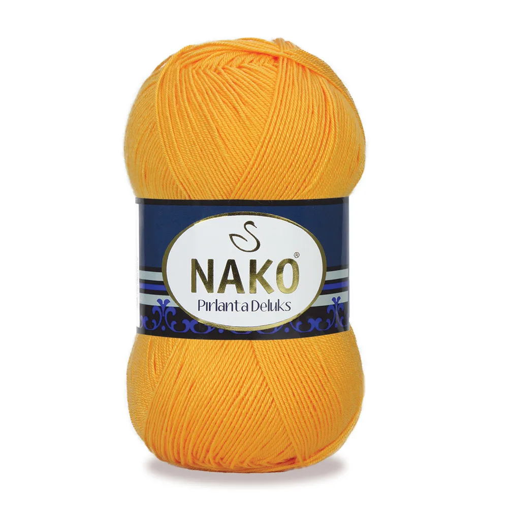 Nako Pırlanta Deluks Hand Knitting Yarn, 100 Grams 390 Meters, 29 Colors, Premium Micro Acrylic, Rope, Jumper, Shawl, Home Textile, Scarf, Beret