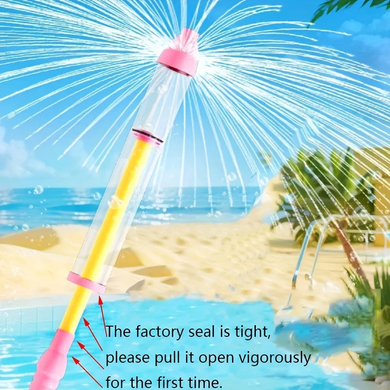 

Fireworks Splashing Spray Water Guns Portable Water Squirter Pull-out Outdoor Water Shooters for Atmosphere Water Squirter Game