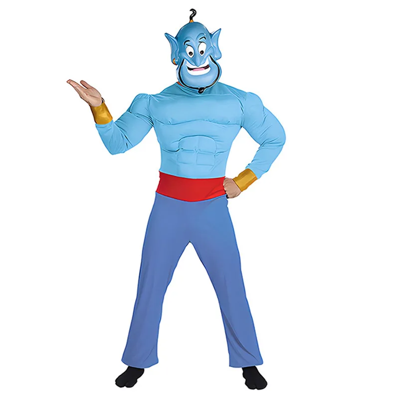 Boys Ababwa Prince Aladdin Costume Kids Fairy Tale Suit With Genie Lamp Toddler Street Rat Halloween Cosplay Child Genie Costume