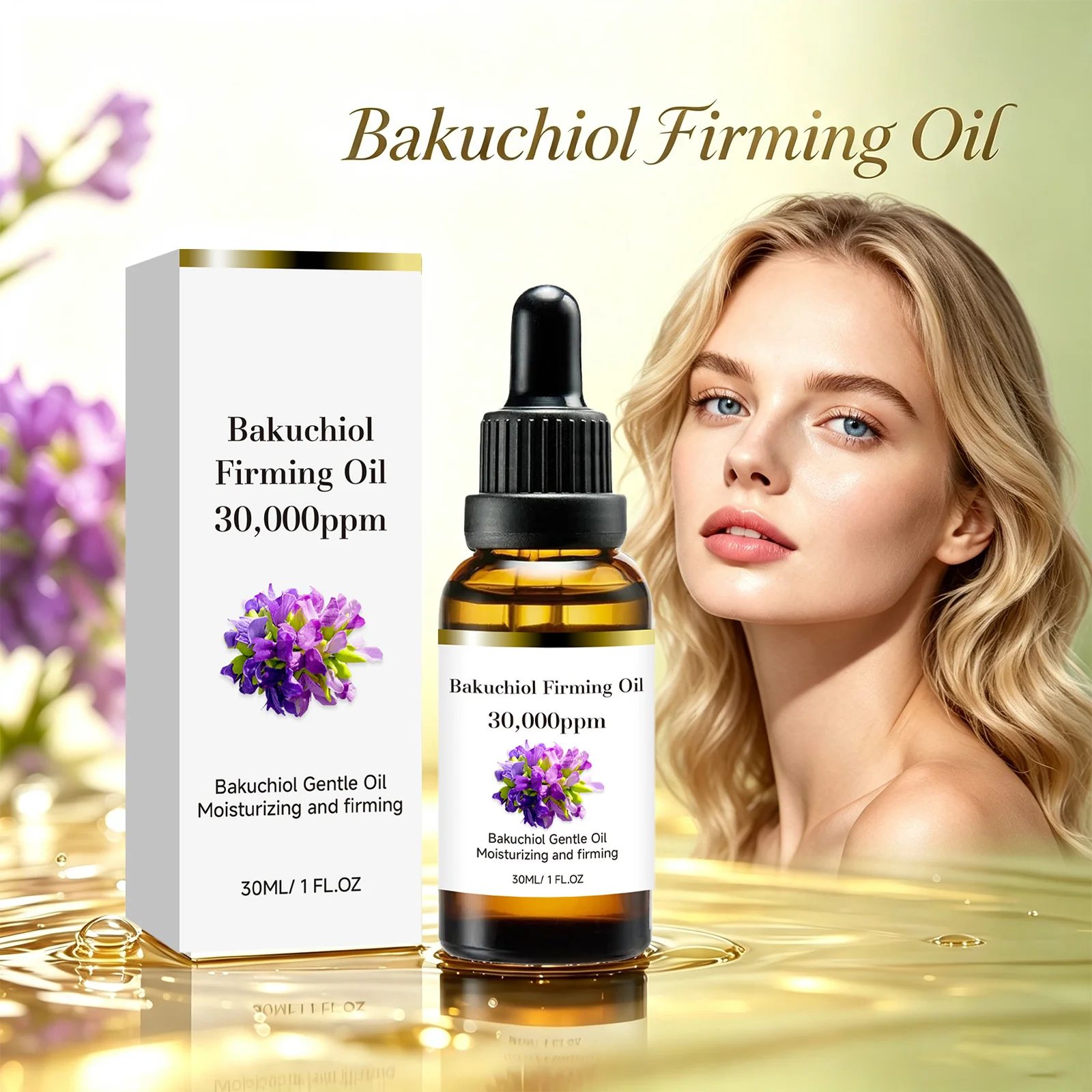 Bakuchiol Retinol Alternative - Siero Viso Anti-Età con 3% di