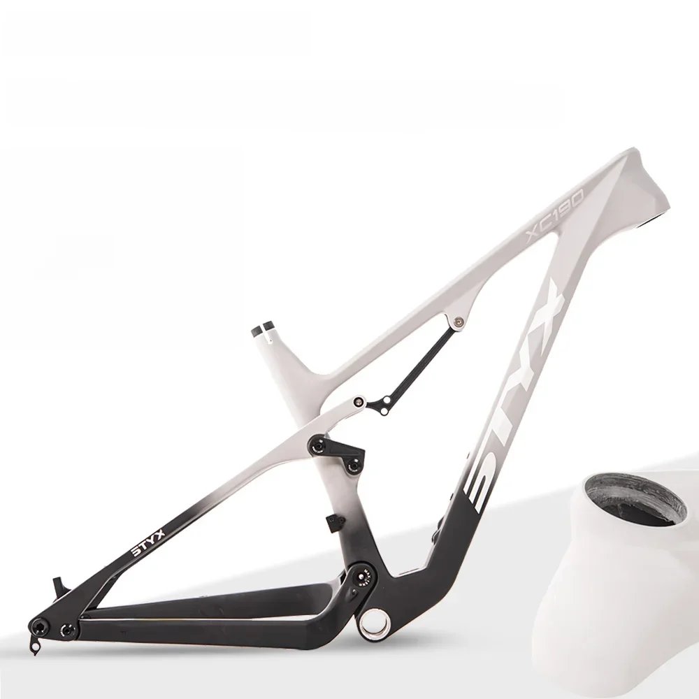AliExpress STYX Carbon MTB Bike Frame 29 Full Suspension Mountain Bicycle Frame Gravel XC Downhill