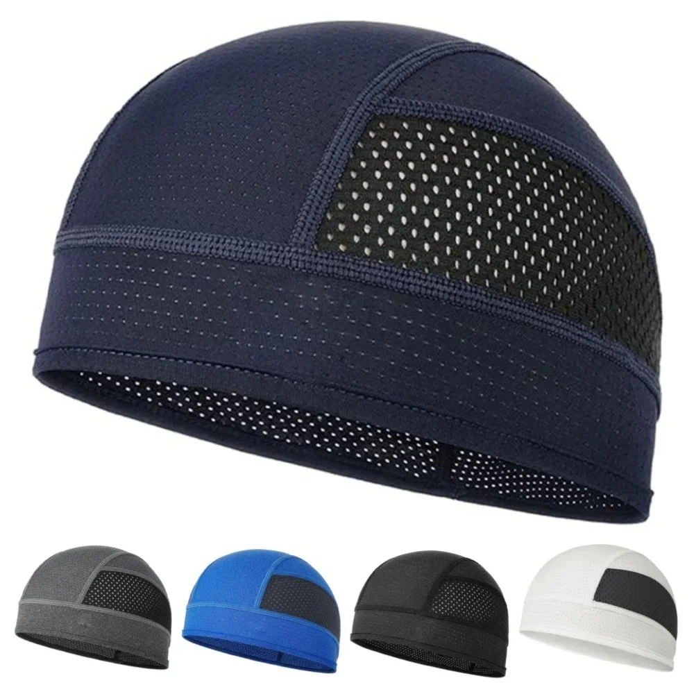 AliExpress Cycling Cap Quick Dry Mesh Breathable Sports Hat Skull Cap Helmet Liner Sweat Cap for Outdoor Bike MTB Running Hat For Men Women