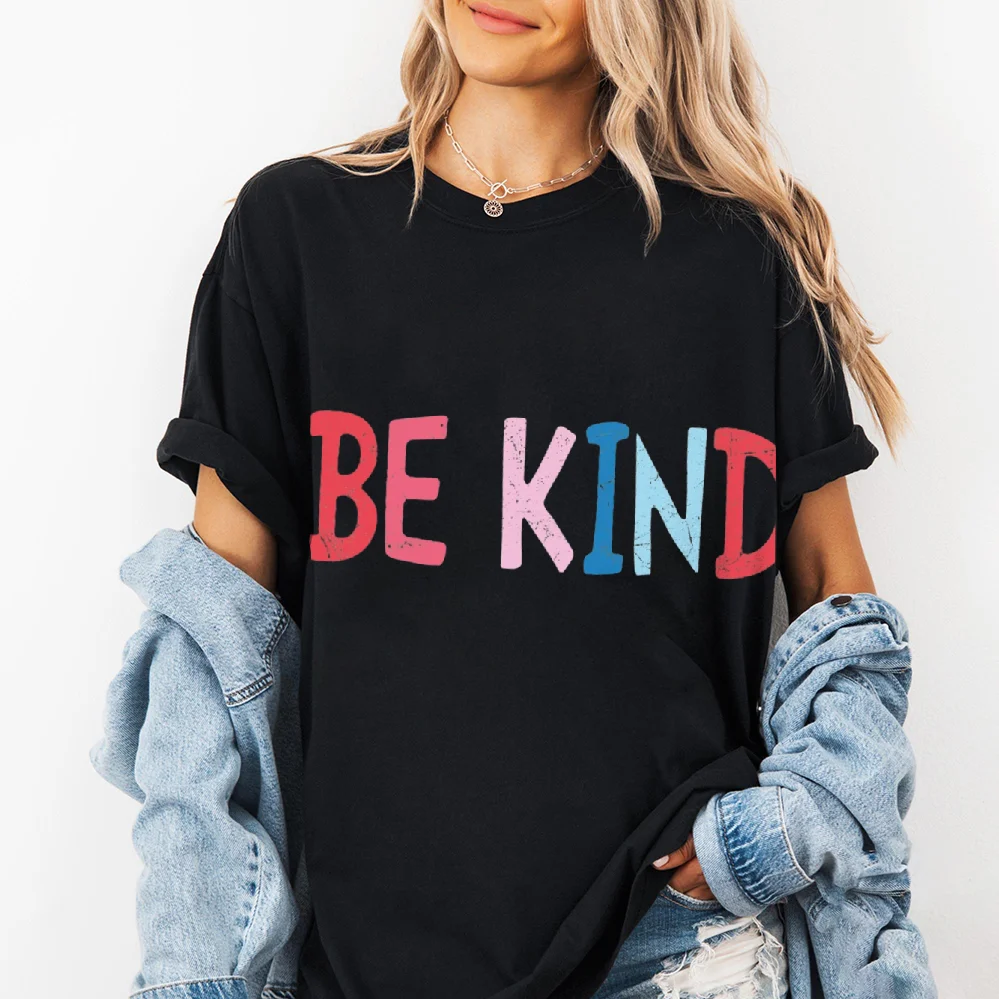 ملابس نسائية من القطن الناعم ملابس قصيرة للشارع مريحة بأكمام قصيرة من القطن برقبة دائرية ملابس هاراجوكو جرافيك Y2k