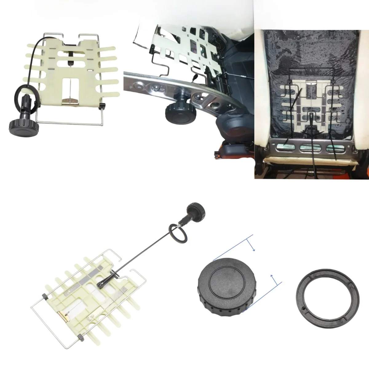 Built-in Board for Mechanical Lumbar for SEAT Lumbar Lower Back Car for SEAT Lumber Support Relief Pain Chair Built-in B N0HF