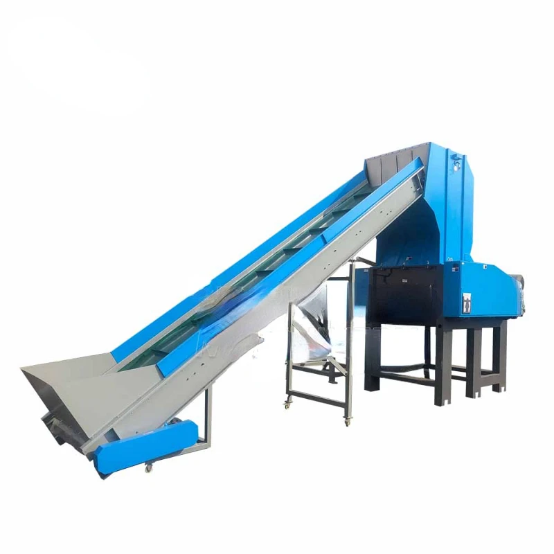 Pet Bottle Crusher Machine Crusher Shell Wood Crusher Plastic Recycling Machinery Defective Plastic Products Extruding Machines