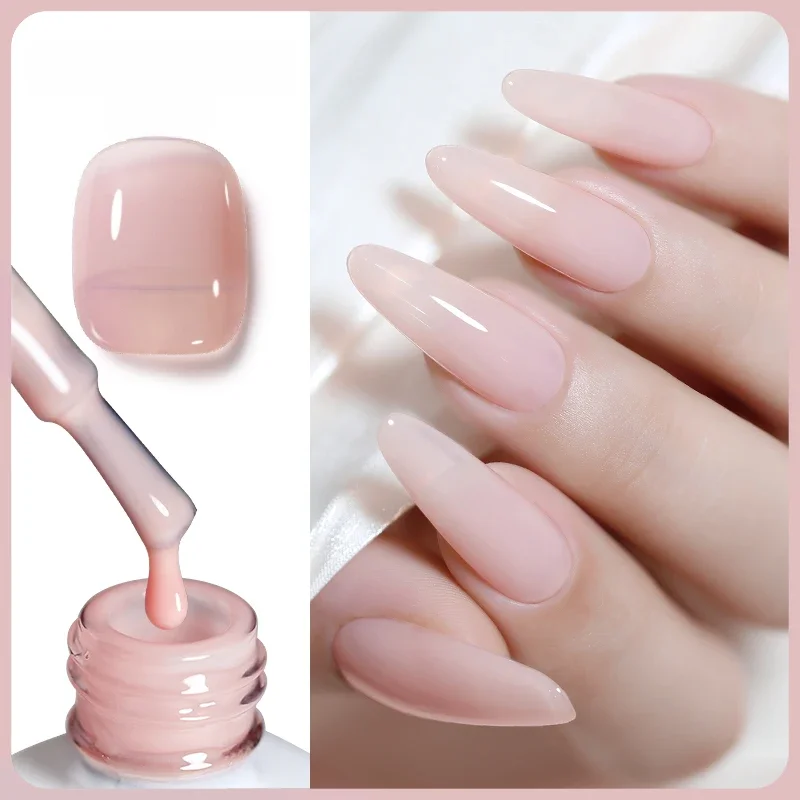 Clou Beaute Jelly Kleur UV Gel Manicure Zomer Roze Naakt Gel Nagel Regenboog Nagelbenodigdheden Voor Professionals Semi-permanente Vernis - afbeelding 2