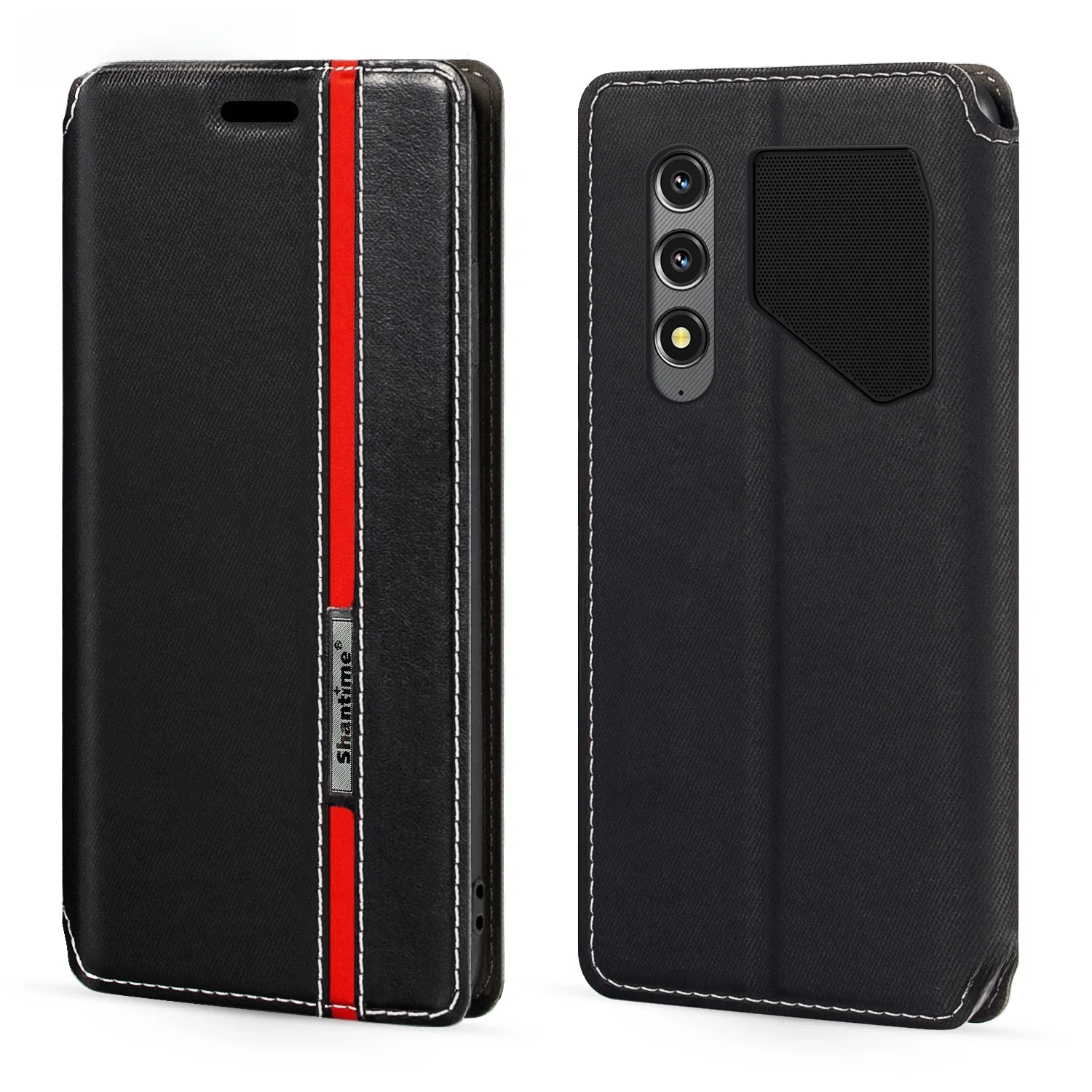 Dla Blackview Oscal Pilot 1 Case Fashion Multicolor Magnetic Closure Leather Flip Case Cover z uchwytem na kartę 6,67 cala — zdjęcie 2