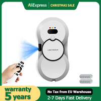 Robot Window Cleaner Liectroux HCR-10,Water Spray,Window Cleaning Robot Vacuum,Smart Home Glass Wall Washing,High Vacuum Suction