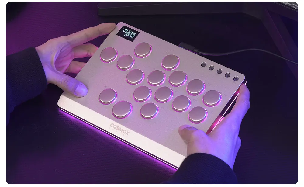 Haute42 Aluminiumlegierung Hitbox Hebellos-Arcade-Stick Kampfspiel Hitbox Controller für PC/PS4/PS5 Joystick Arcade-Controller – Detail 27