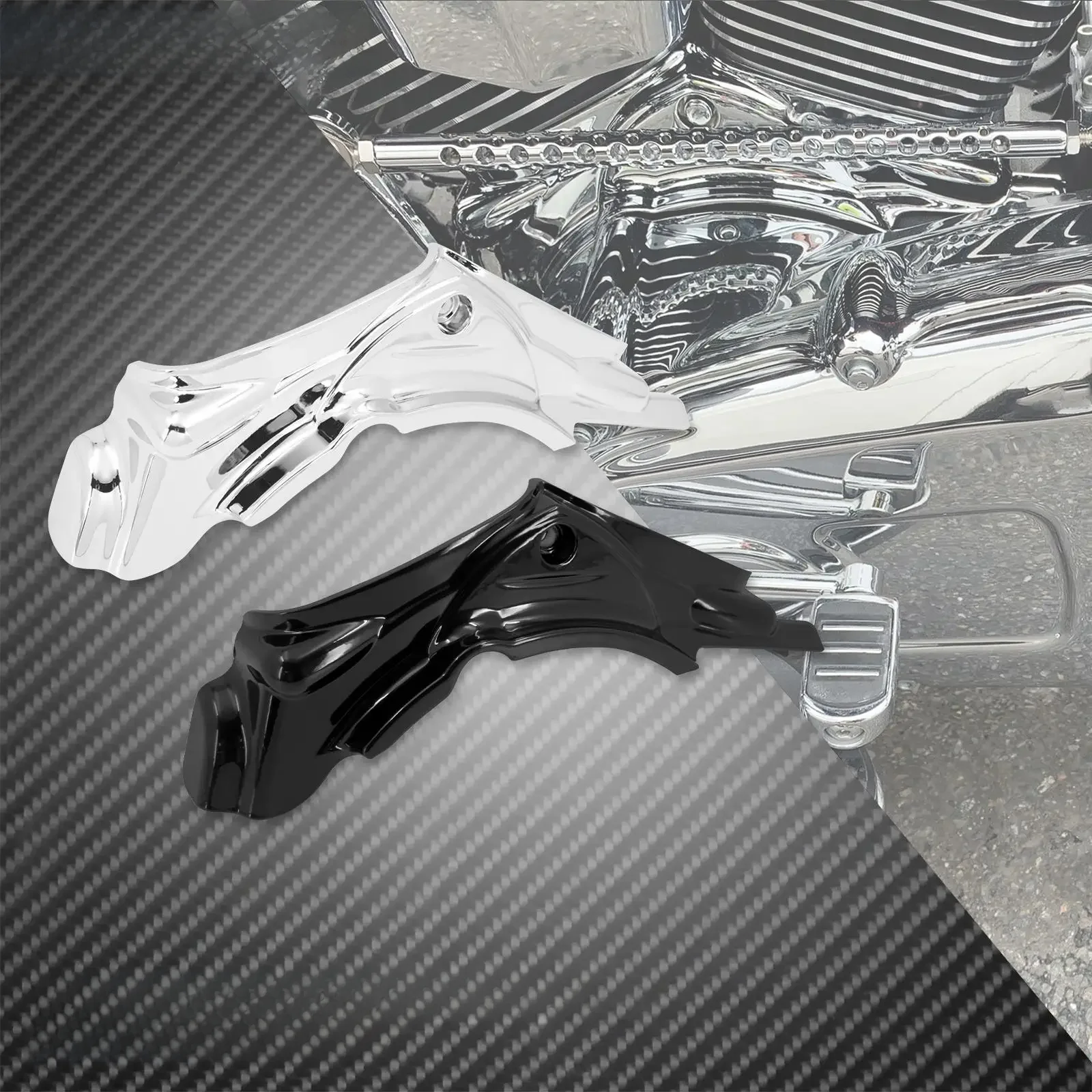 Podstawa cylindra motocykla pokrywa boczna osłona owiewki dla Harley Touring Road King FLHR Electra przemieszczanie się po ulicy FLTRX FHLX 2007-2016 — zdjęcie 2