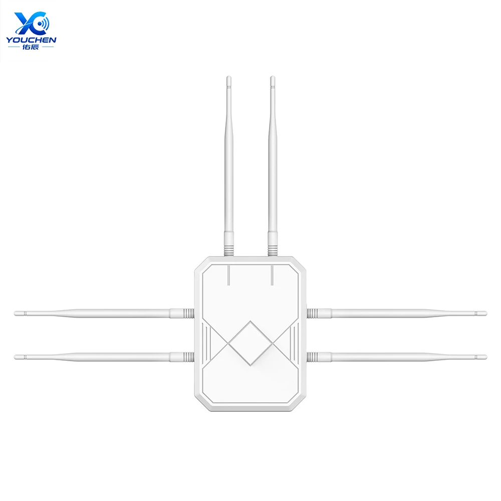 WiFi6 Outdoor Router/AP/Repeater Dual Band 2.4G+5G 3000Mbps 11AX dual band Long Range Extender with 6x5dBi High-gain Antennas