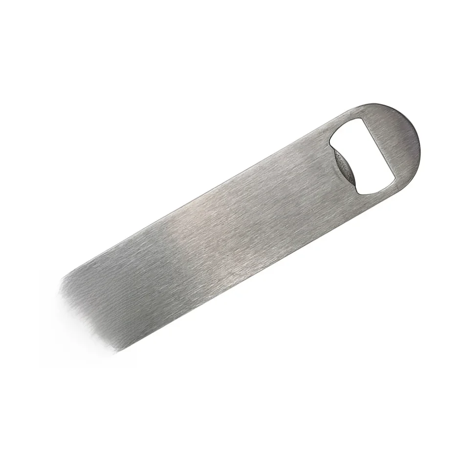 Szybki otwieracz do butelek piwa ze stali nierdzewnej Metal Bar Pro. 7-calowa dźwignia Heavy Dutyer Niestandardowe logo promocyjne Prezent Spersonalizowany prezent — zdjęcie 2