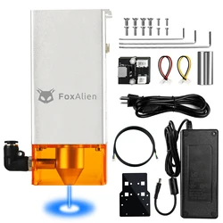 FoxAlien 80W CNC Laser Engraving Kit Fixed-focus Blue Laser Head for Masuter Pro, Vasto, XE-PRO Wood Acrylic Cutting