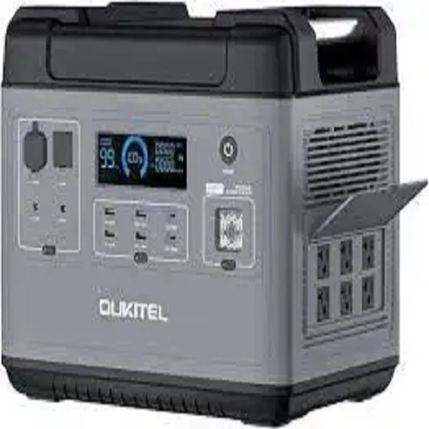 Best)))) OUKITEL 2000Wh Portable Power Station Solar Generator Certified LiFePO4 2000W