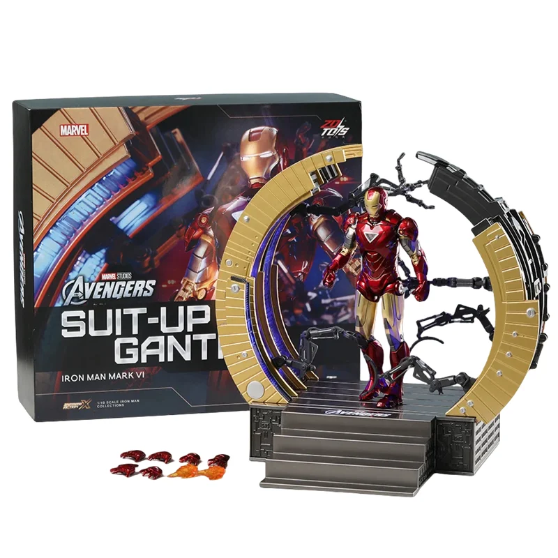 アイアンマン マーク6 スーツアップガントリー　ZD toys Amazon.co.jp: アベンジャーズ アイアンマン・マーク6 パワードスーツ